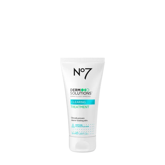 No7 Derm Solutions™ Clearing Treatment Suitable for Oily, Blemish-Prone Skin with Salicylic Acid 50ml