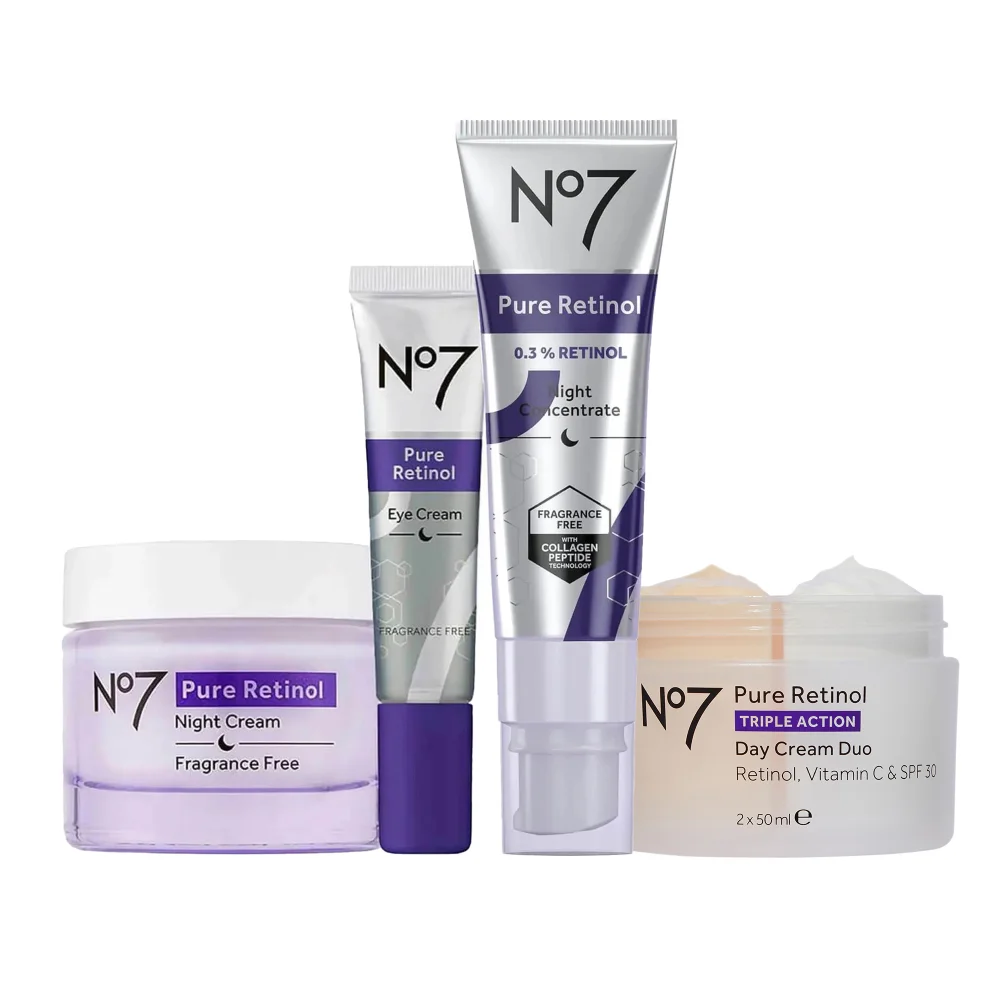 No7 Pure Retinol, Day & Night Collection Image 1