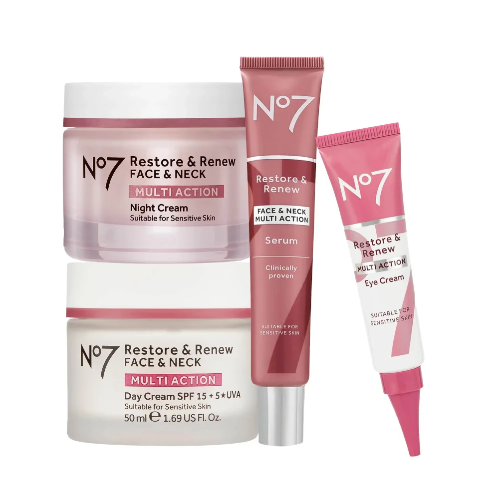 No7 Restore & Renew Complete Skincare Collection Image 1