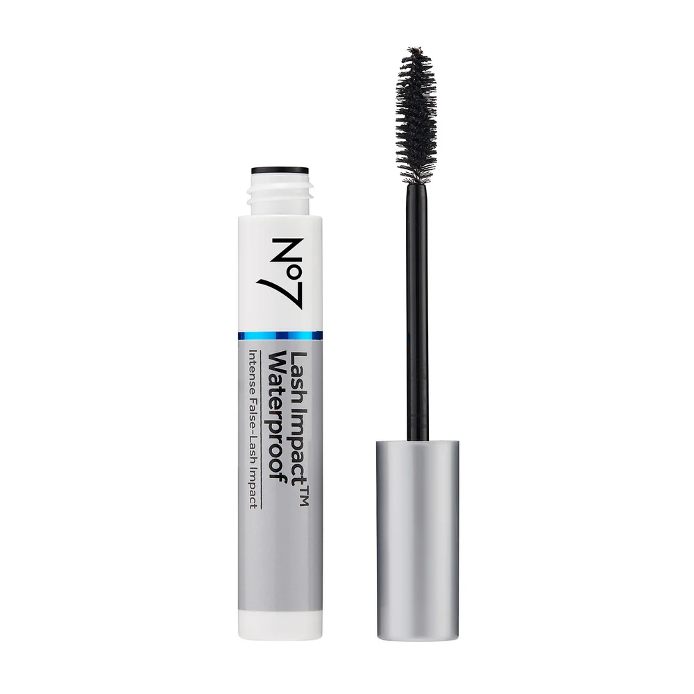 No7 Lash Impact Waterproof Mascara 7ml - Black Image 1