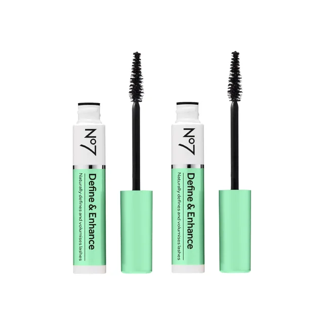 No7 Define & Enhance Mascara 7ml Duo Bundle