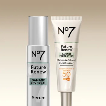 No7 Future Renew™ Defence Shield SPF50 50ml & Damage Reversal Serum Duo 25ml