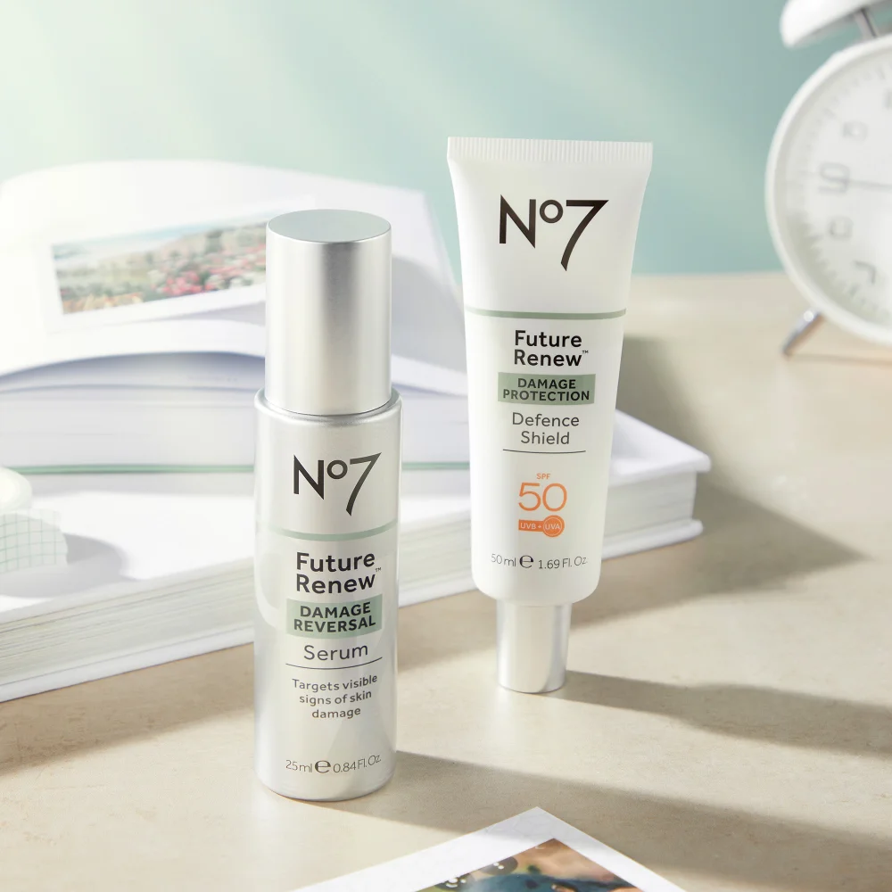 No7 Future Renew™ Defence Shield SPF50 50ml & Damage Reversal Serum Duo 25ml Image 1