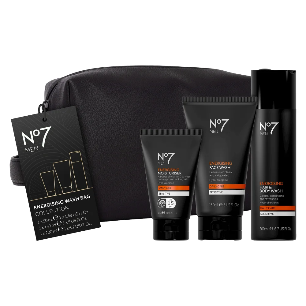 No7 Men Energising Wash Bag Collection Image 1