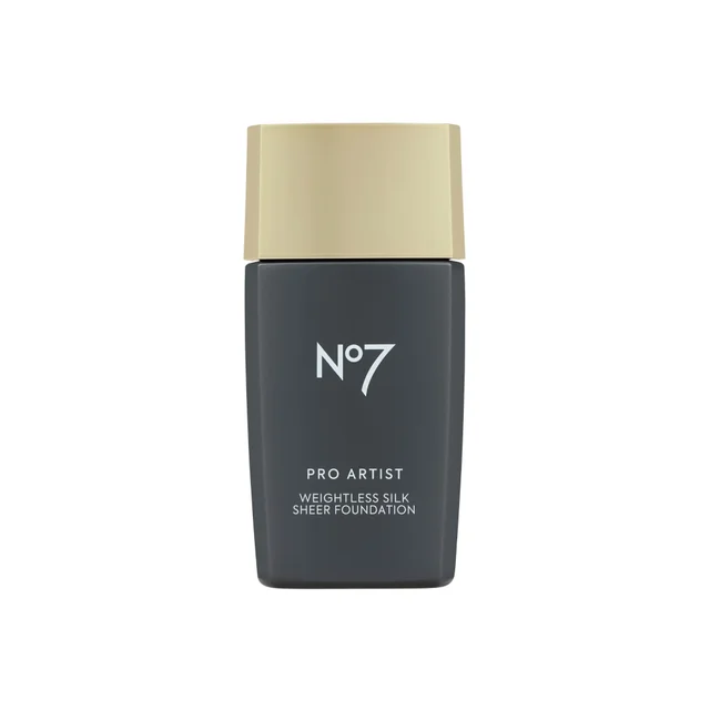No7 Pro Artist Foundation Weightless Silk Sheer Foundation 30ml
