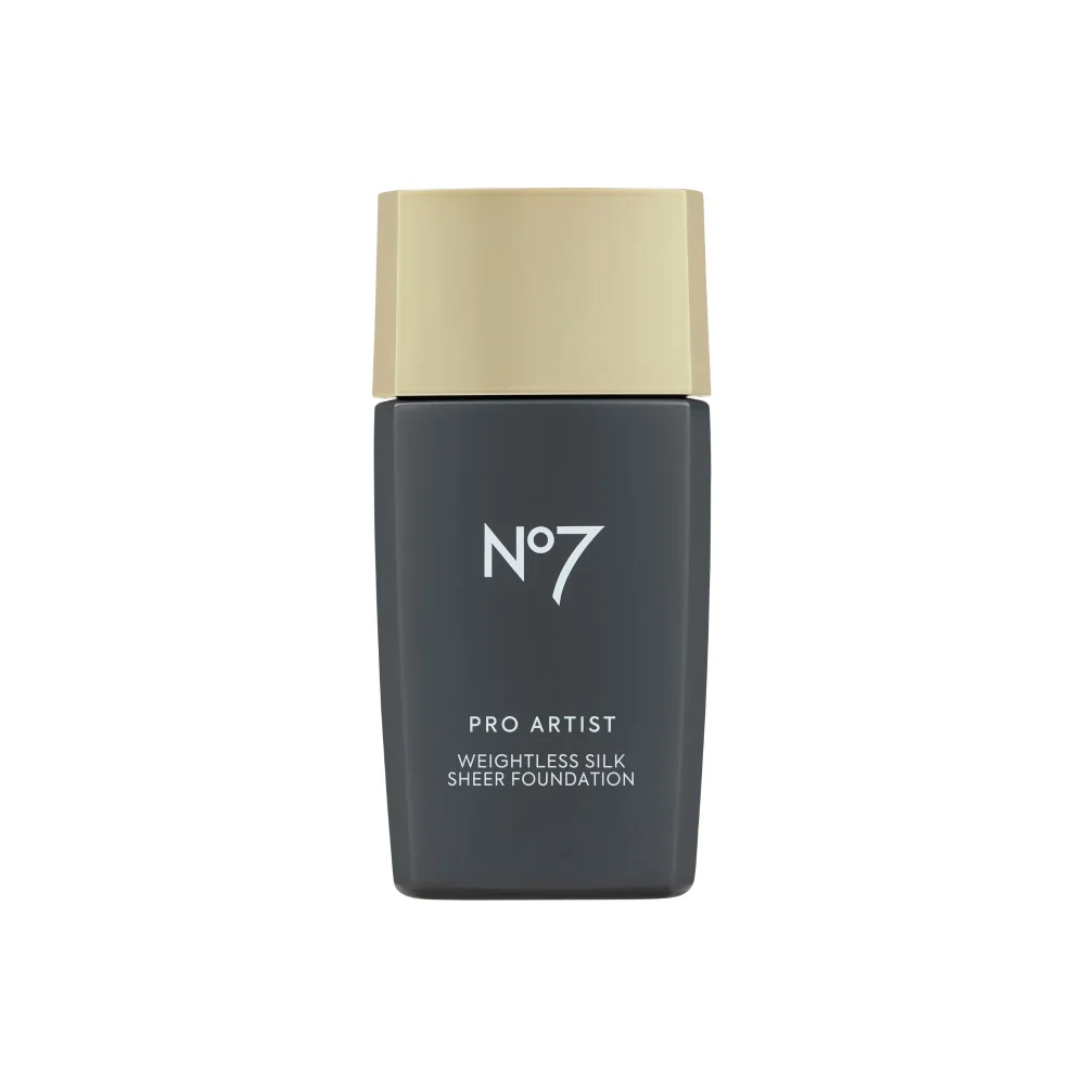 No7 Pro Artist Weightless Silk Sheer Foundation 30ml - Cool Beige Image 1