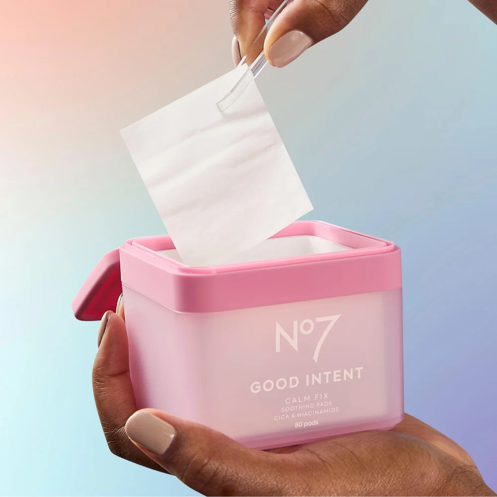 No7 GOOD INTENT Calm Fix Soothing Pads 80 Pads Image 1