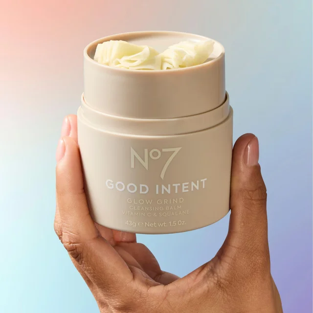 No7 GOOD INTENT Glow Grind Cleansing Balm 50g