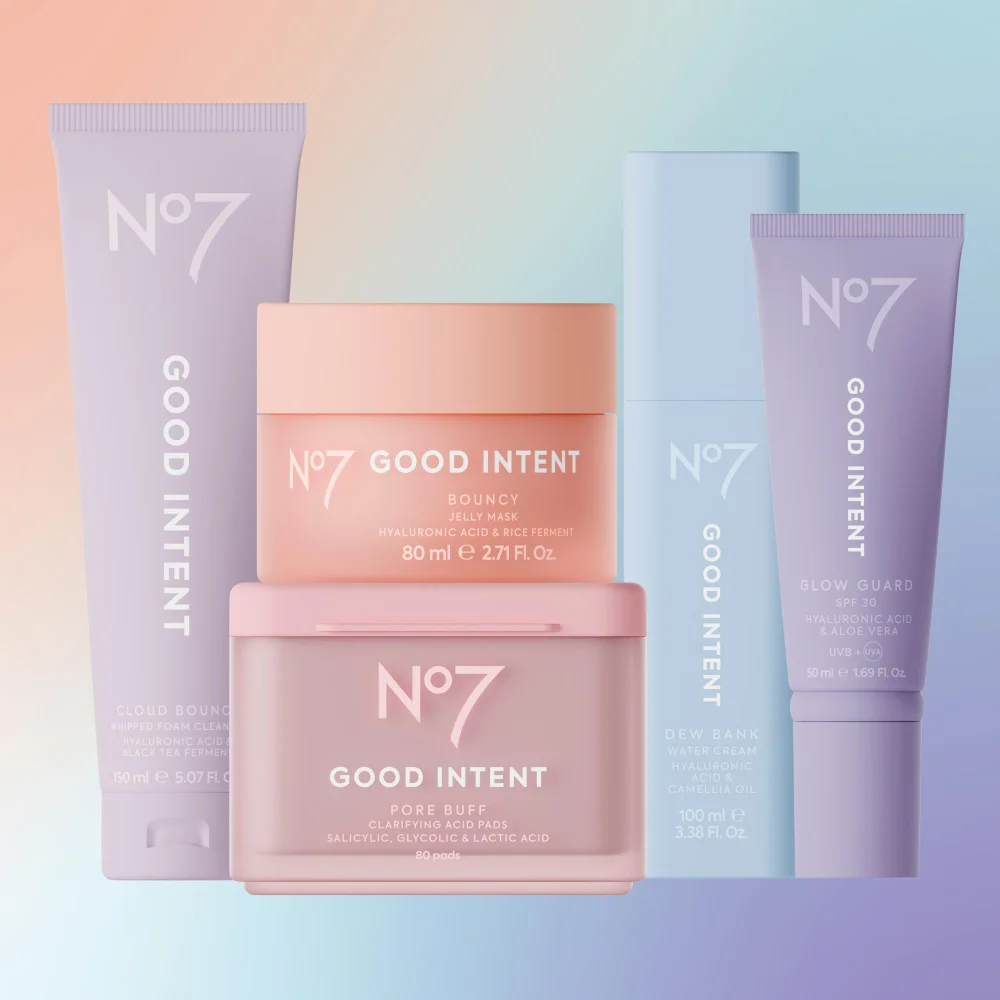 No7 GOOD INTENT Simple Skin Routine Image 1