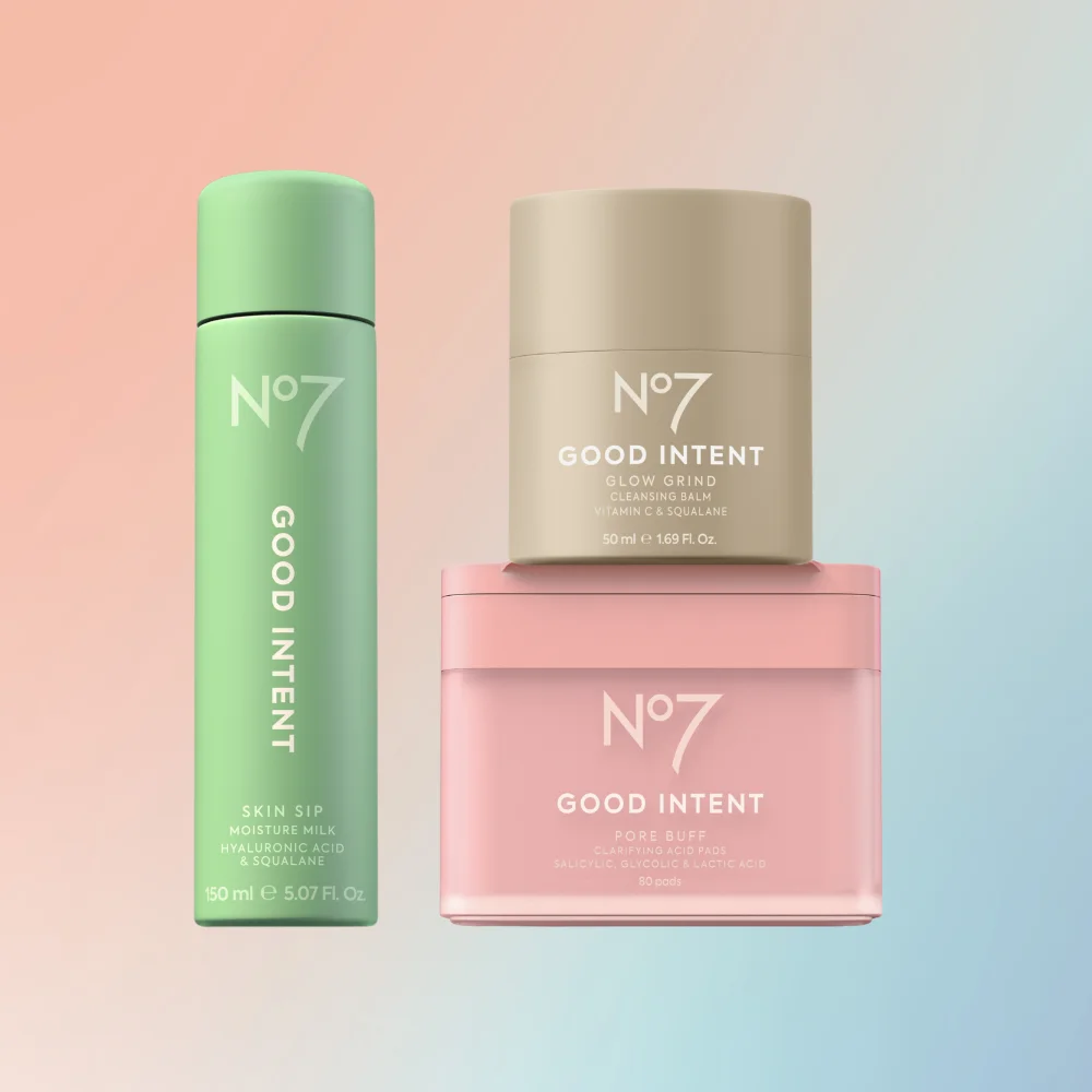 No7 GOOD INTENT Glow Start Kit Image 1