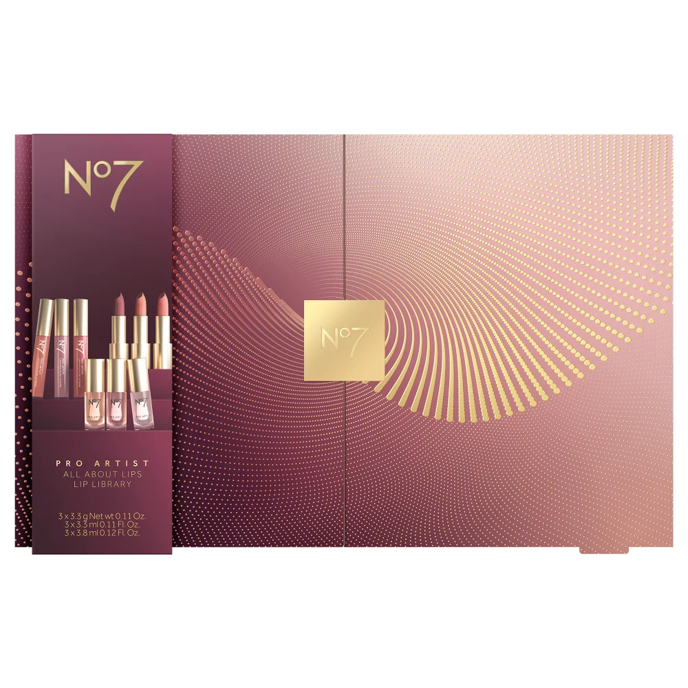 No7 Luminous Glow Lip Shine Library Set Image 1
