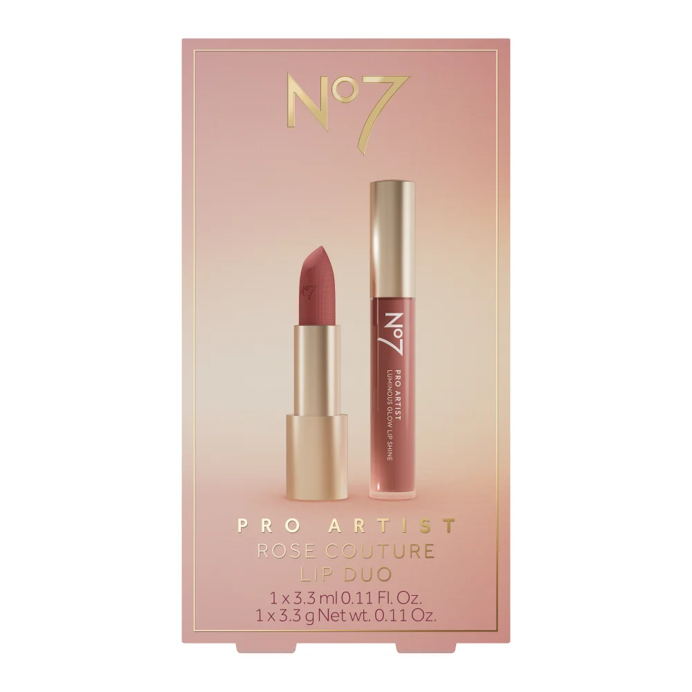 No7 Pro Artist Rose Couture Chic Lip Duo Image 1