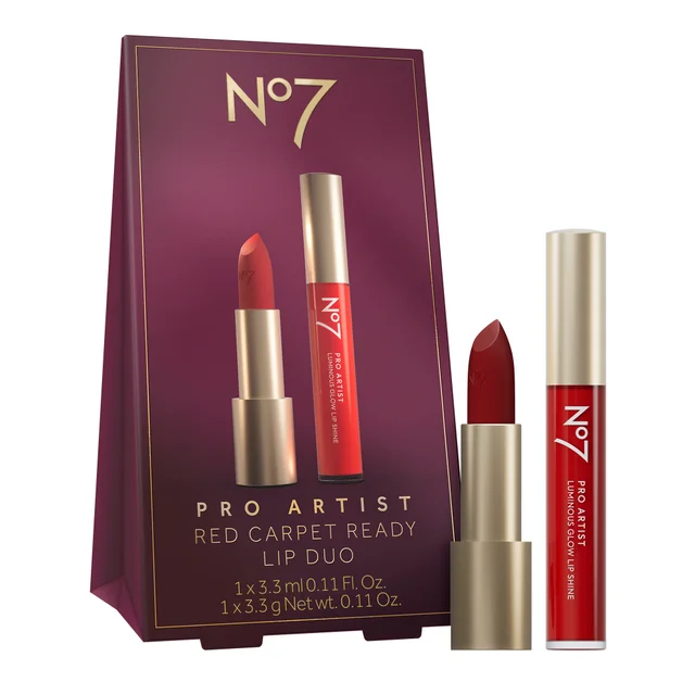 No7 Pro Artist Red Lip Duo