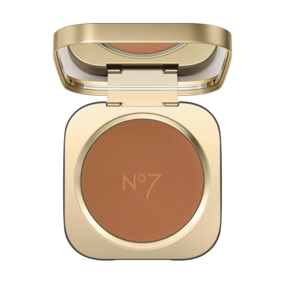 No7 Pro Artist Soft Glow Powder Bronzer 9g - Deep Glow Image 1