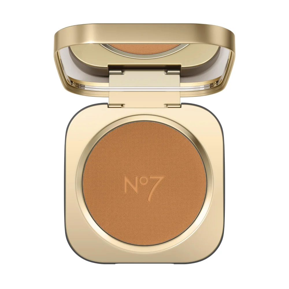 No7 Pro Artist Soft Glow Powder Bronzer 9g - Light Glow Image 1