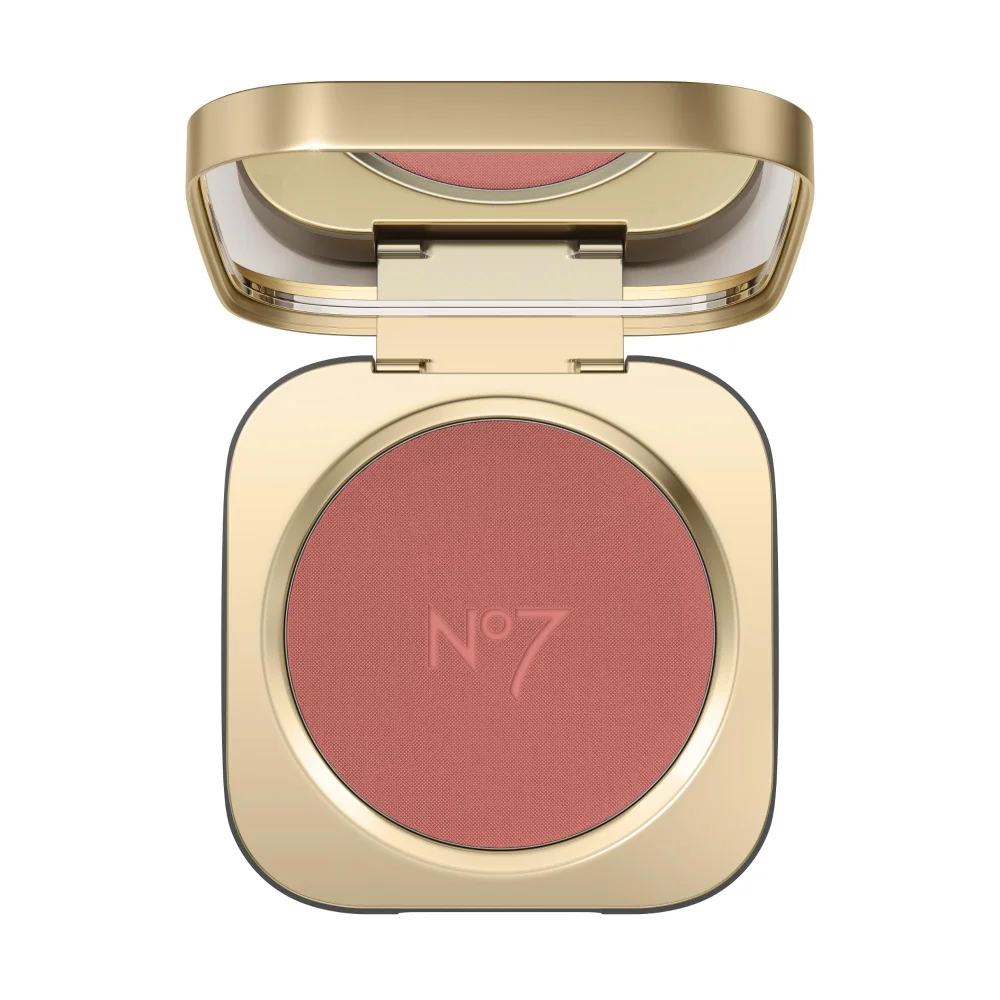 No7 Pro Artist Luxe Powder Blush 5g - Rose Blush Image 1