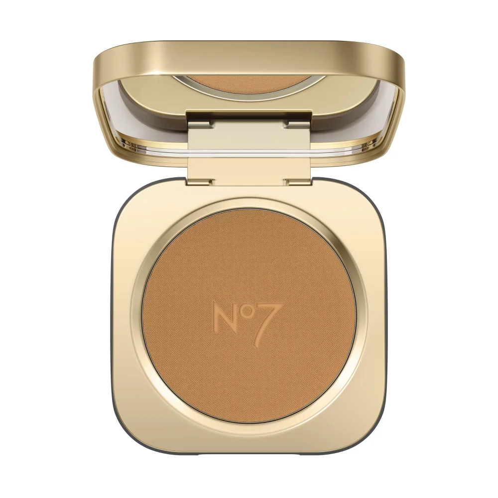 No7 Pro Artist Soft Glow Powder Bronzer 9g - Medium Glow Image 1