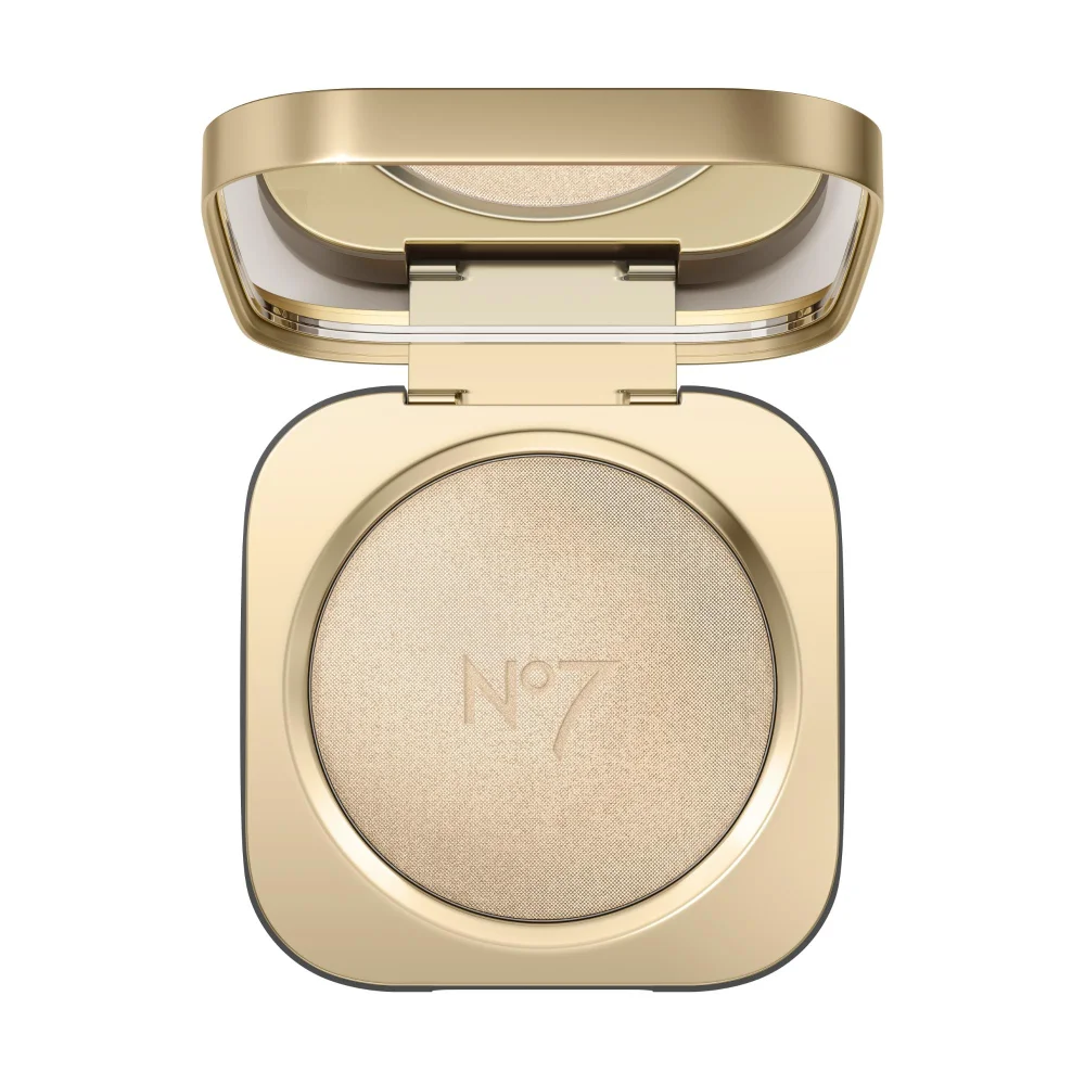 No7 Pro Artist Radiant Glow Powder Highlighter 5g - Gold Silk Image 1