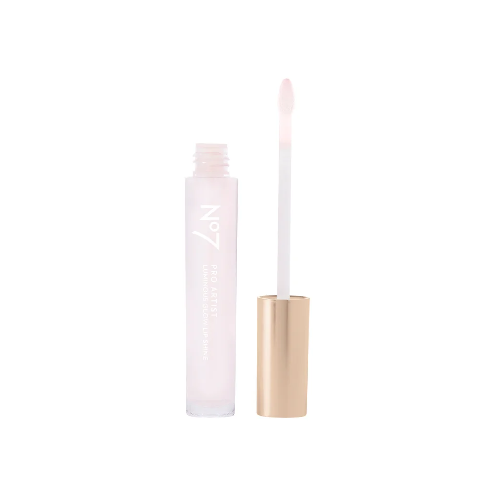 No7 Pro Artist Luminous Glow Lip Shine 6.8ml - Chiffon Pink Image 1