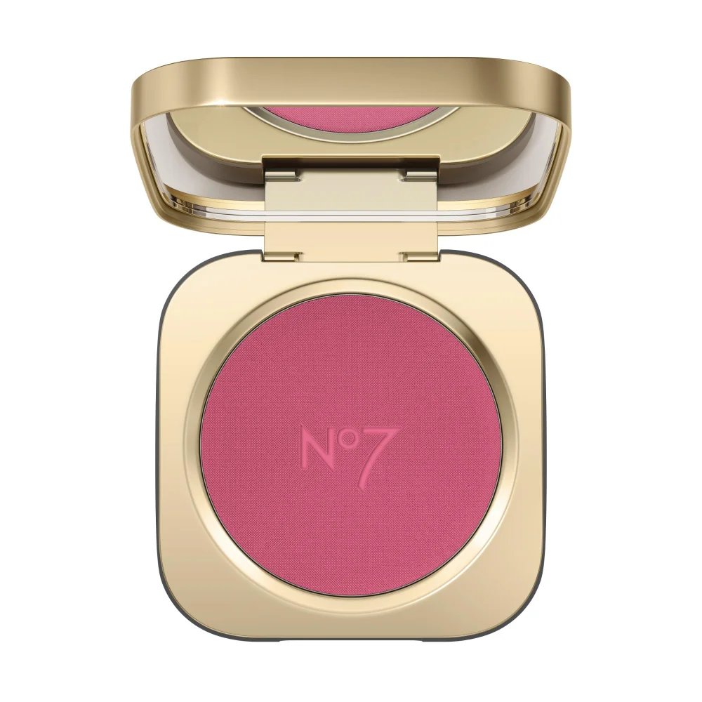 No7 Pro Artist Luxe Powder Blush 5g - Pink Blush Image 1
