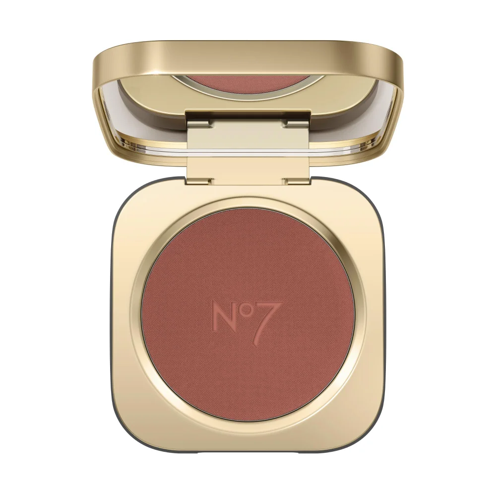 No7 Pro Artist Luxe Powder Blush 5g - Taupe Blush Image 1