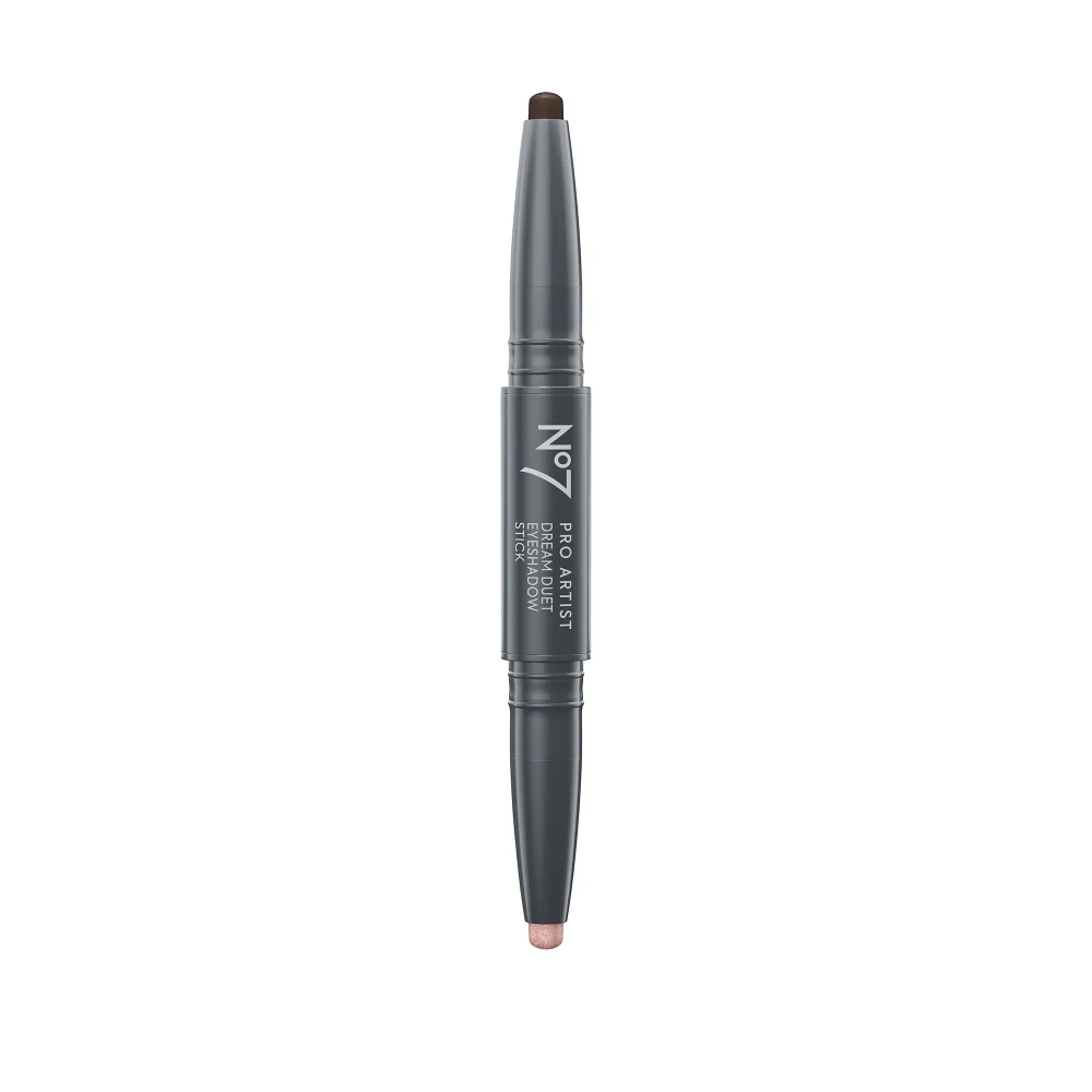 No7 Pro Artist Dream Duet Eyeshadow Stick 1.6g - Dusk Rose / Burnt Sugar Image 1