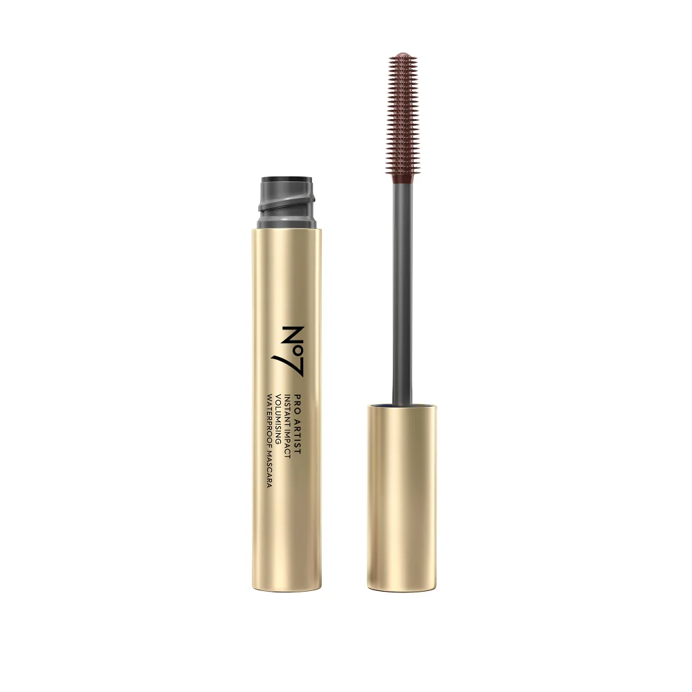 No7 Pro Artist Instant Impact Volumising Waterproof Mascara 7ml - Brown Image 1