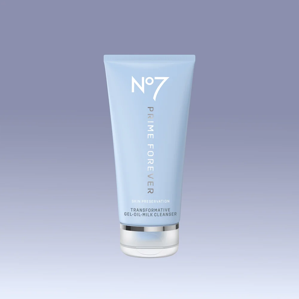 No7 Prime Forever™ Transformative Gel-Oil-Milk Cleanser 150ml Image 1