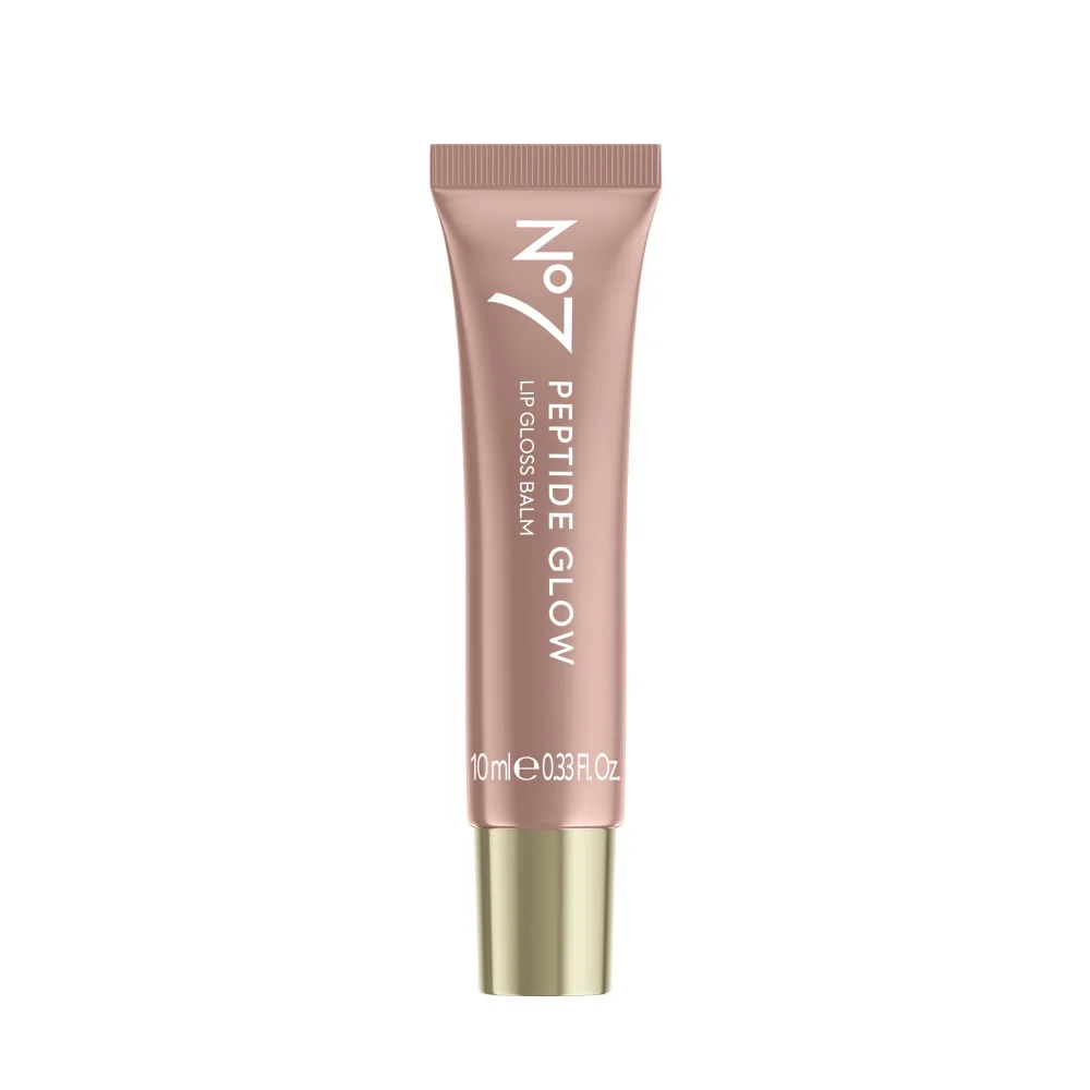 No7 Peptide Glow Lip Gloss Balm Cinnamon Sugar 10ml Image 1