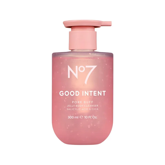 No7 GOOD INTENT Pore Buff Jelly Body Cleanser 300ml