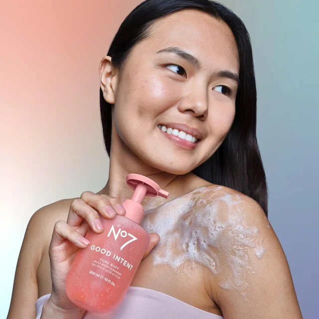 No7 GOOD INTENT Pore Buff Jelly Body Cleanser 300ml