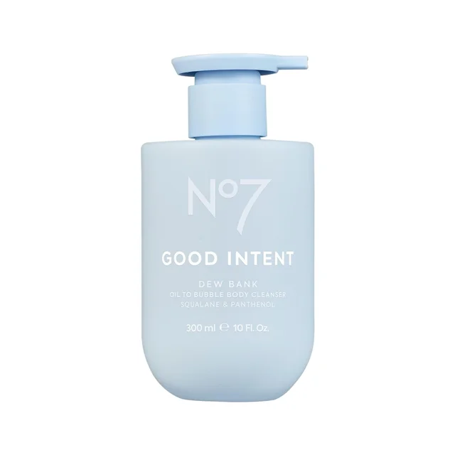 No7 GOOD INTENT Dew Bank Oil to Bubble Body Cleanser 300ml