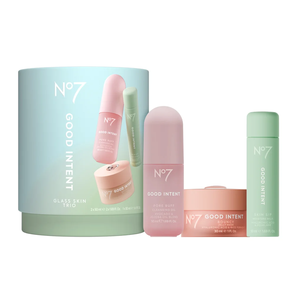 No7 Good Intent Glass Skin Trio Image 1