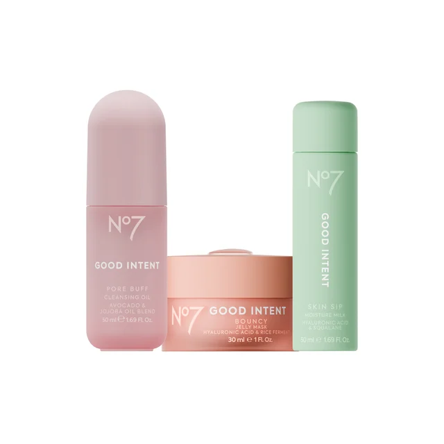 No7 Good Intent Glass Skin Trio