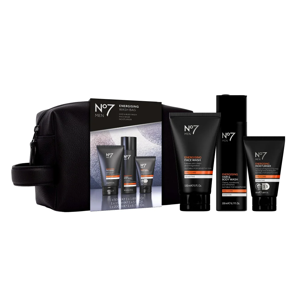 No7 Men Energising Wash Bag Image 1