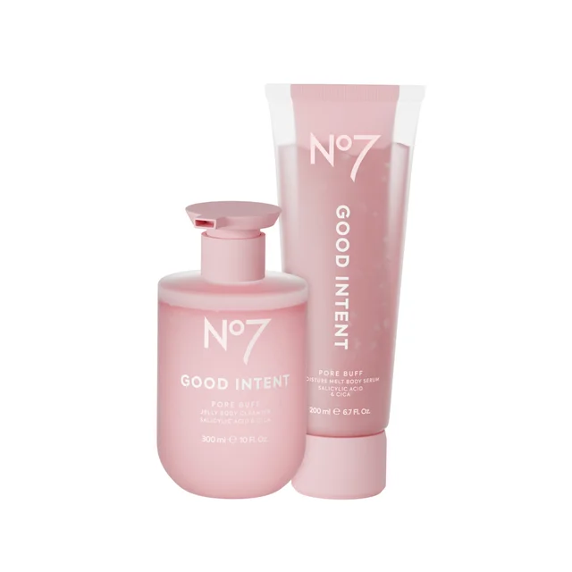 No7 Good Intent Pore Buff Body Duo
