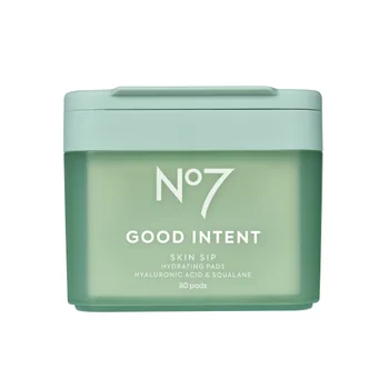 No7 GOOD INTENT Skin Sip Milky Serum Toner Pads 80pk