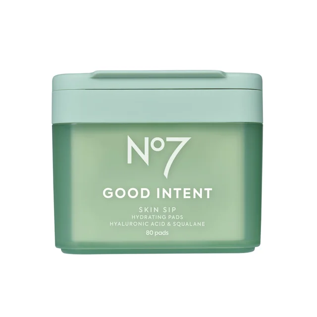 No7 GOOD INTENT Skin Sip Milky Serum Toner Pads 80pk