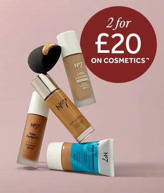 Pick 2 cosmetics or accessories for £20*