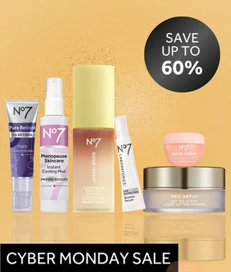 CYBER MONDAY BEAUTY EVENT SAVE UP TO 60%