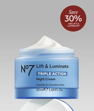 3 age-defying results. Save 30% on Lift & Luminate