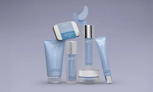 Prime Forever. Dramatically reduces skin ageing activity^.