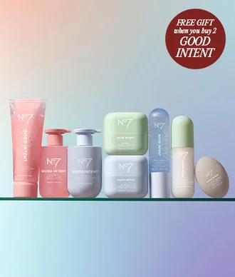 RECEIVE A FREE GIFT. When you buy two GOOD INTENT products or bundles