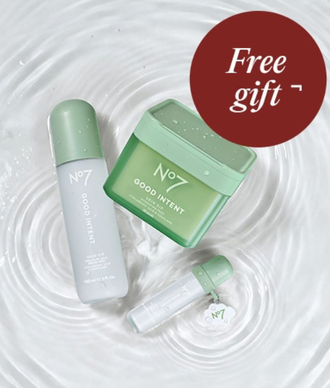 Buy 3 items from the Good Intent range, or a Good Intent bundle and receive a free gift¬