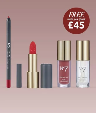 Get your lip & cheek essentials FREE when you spend £45