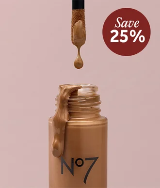 TRY THE NEW SILK GLAZE SKIN TINT NOW and enjoy 25% SAVINGS on Pro Artist as part of our No7 Beauty Event.