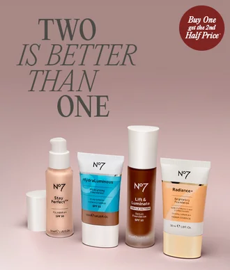 THE BEAUTY OF TWO. Treat yourself to a makeup must-have & enjoy another half price†