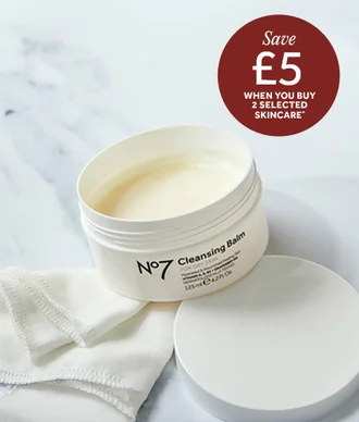 Save £5 when you buy 2 selected skincare