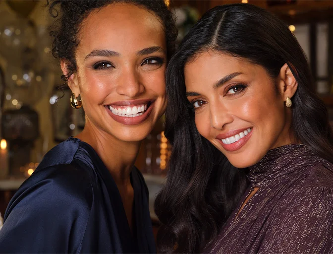 2 Women models with the Get the All Out Glam Look