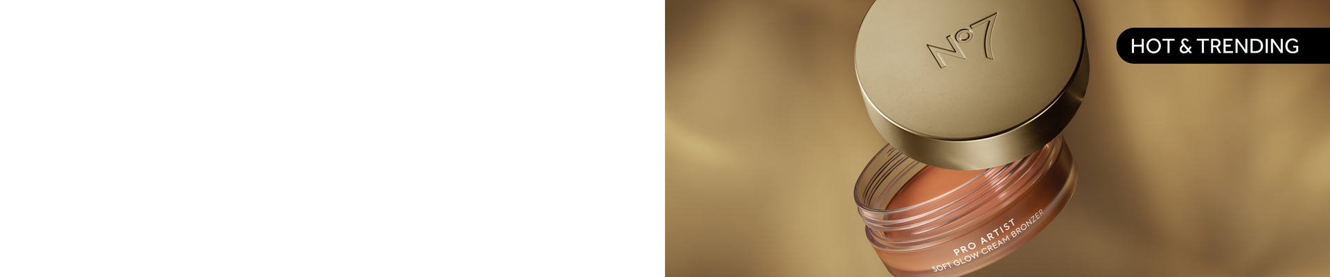 No7 Pro Artist Cream Bronzer - Hot On Socials